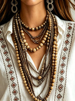 Women's Button-Down Boho Blouse