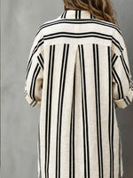 Women’s Short Sleeve V-neck Flowy Chiffon Midi Dress With Pockets
