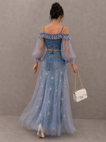 Stylish, Casual, Slim-fit Denim Two-piece Set (top And Jeans)