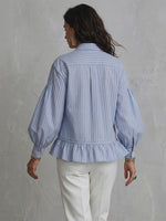 Casual Striped Cotton Shirt