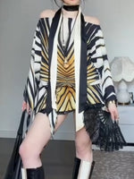 Relaxed-fit Casual Top With Artistic Print