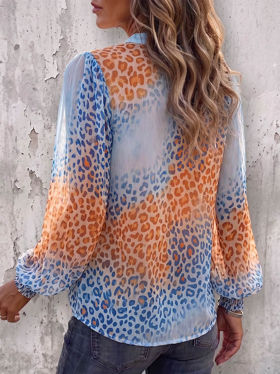 Vintage Art Comfortable Fabrics Chiffon Shirt